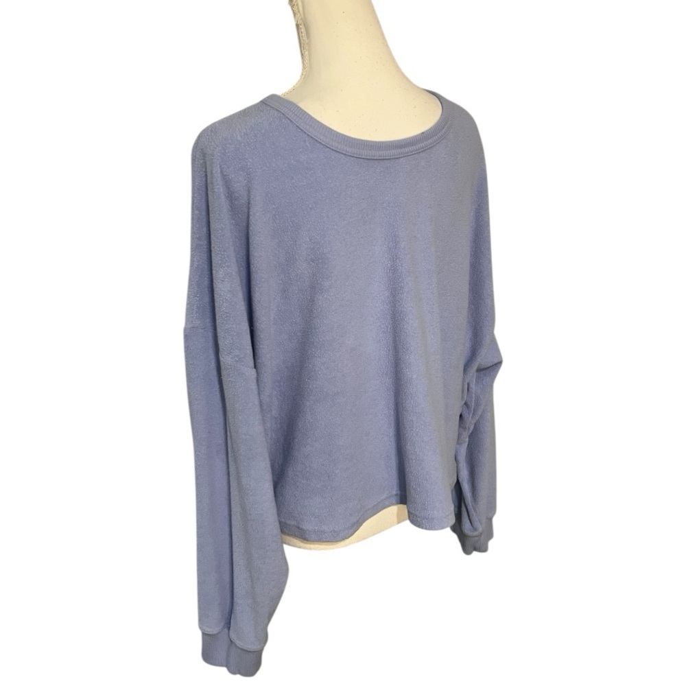 Aerie Light Purple V-Neck Drawstring Sweatshirt size XXL EUC - Picture 5 of 5
